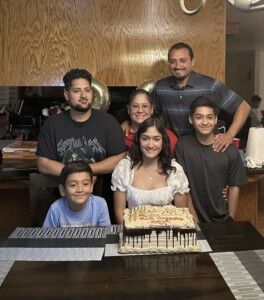 Janet Cisneros and Family. Gemperle Farms scholarships